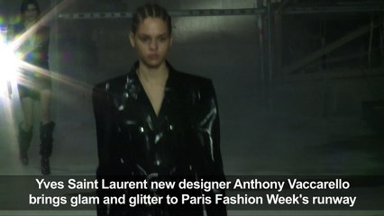 YSL brings glam and glitter to Paris Fashion Week