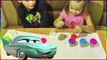 Миньон Смурфик Тачки распаковка Плейдо игрушки Minions Play Doh set toys