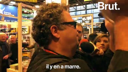 Un exposant du SIA avait un message pour les "politiques qui ont des casseroles"