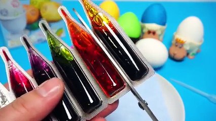 Coloring Easter Eggs DIY Đồ chơi trẻ em, Lắc trứng, nhuộm màu, trang trí trứng Phục Sinh 2016