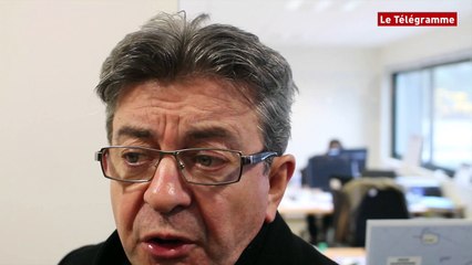 Concarneau. Mélenchon : "Moi, c'est la 5e République que je vais mettre en examen"
