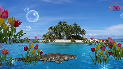 Crocodile Finger Family Nursery english 3d rhymes | Children Animated finger family song