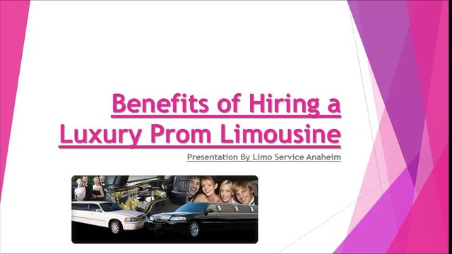 Benefits of Hiring a Luxury Prom Limousine
