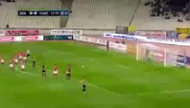 Nikolaos Marinakis Goal HD - AEK Athens FC 1-0 Platanias FC 01.03.2017