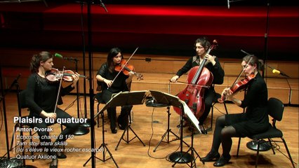 Dvorak : Echos de chants B 152 - X. Tam stojí stará skála - Quatuor Akilone