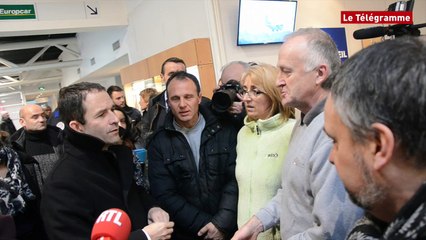Présidentielle. Benoît Hamon fait escale dans le Trégor