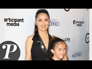 Salma Hayek et sa fille Valentina ensembles pour présenter le film "Prophète"