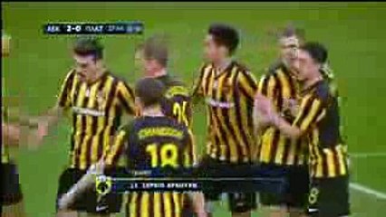 ARAUJO SERGIO Goal  - AEK Athens FC vs Platanias FC  2-0  01.03.2017 (HD)