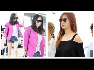 SNSD tụ tập đầy đủ ở sân bay, khoe style đẹp 'nức nở'