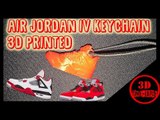 Air Jordan 4 IV Keychain 3D Printing  Anet A8 Time Lapse