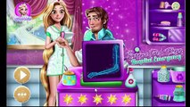 Congelados Elsa Anna Rapunzel Vampiro de la Cirugía w/Médico videos de juegos para los niños