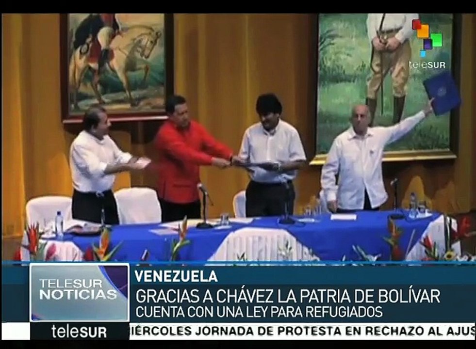 Comandante Hugo Chávez impulsó la protección a refugiados y asilados