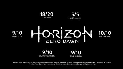 Horizon Zero Dawn - disponible en exclu sur PS4 - Trailer de lancement Bande-annonce [Full HD,1920x1080]