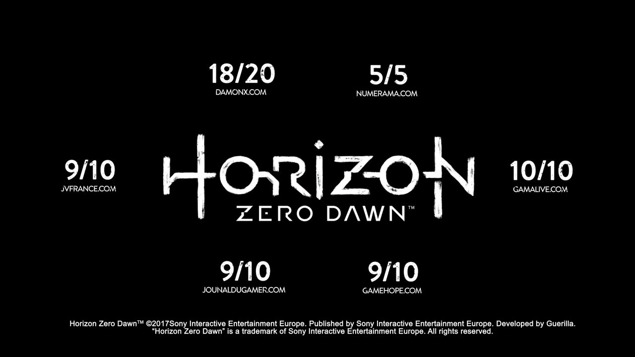 Horizon Zero Dawn - disponible en exclu sur PS4 - Trailer de lancement Bande-annonce [Full HD,1920x1080]