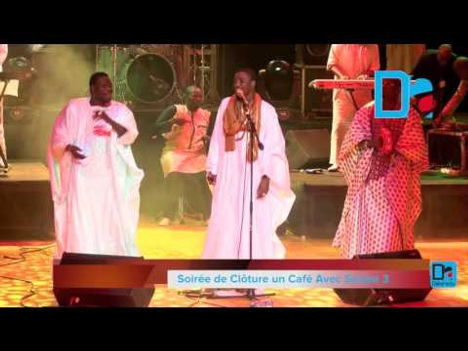 Wally Ballago Seck lors de la soirée de clôture de "un Café avec..."