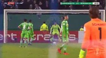 Raffael Goal Hamburger SV 1 - 2 Monchengladbach DFB Pokal 1-3-2017