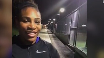 Serena Williams Goes TOPLESS, Gives Two Guy Fans a Late Night Surprise