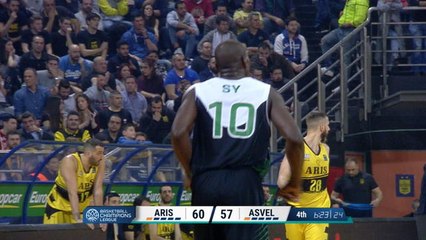 Basket Champions League - 1/8e de finales - Egalisation de Sy pour l'ASVEL !
