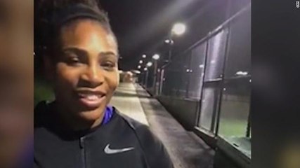 Serena Williams Goes TOPLESS, Gives Two Guy Fans a Late Night Surprise