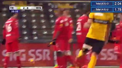 Goal Bertone L. Young Boys 2-0 Winterthur