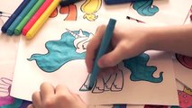 mi pequeño pony para colorear libro : Cómo el color de la princesa luna , mlp , páginas para colorear para los niños