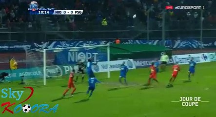 Chamois Niortais 0-1 Paris Saint-Germain - Les Buts , Le Résumé Du match Exclusive (01/03/2017) / COUPE DE FRANCE