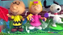 PEANUTS FIGURES - CHARLIE BROWN SNOOPY LINUS SALLY LUCY & PAW PATROL CHASE HELLO KITTY SCH