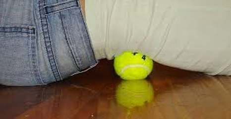 118. The tennis ball trick to relieve back, neck or knee pain in seconds