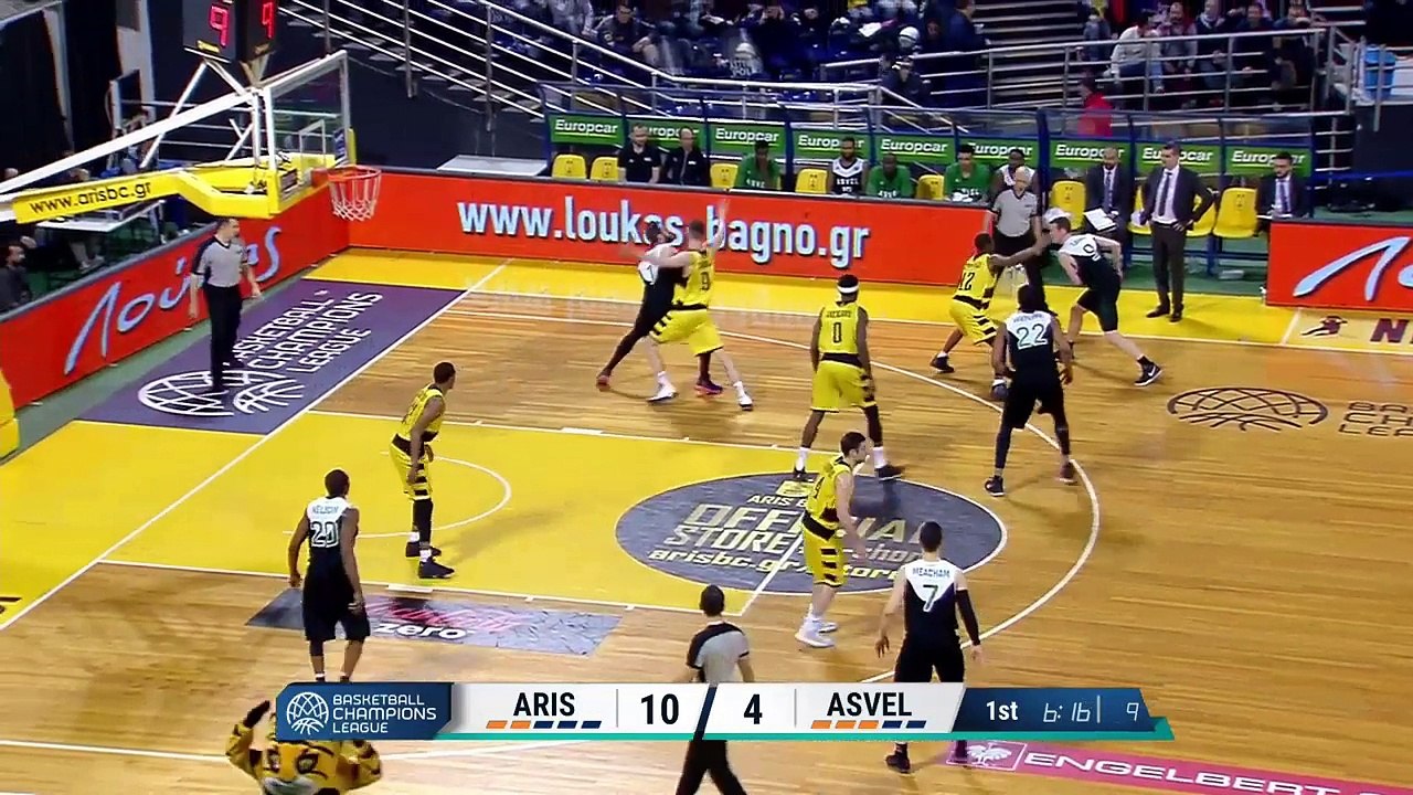 Aris Salonique BC / ASVEL : les highlights !