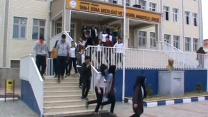 Gölbaşı Ibn-i Sina Mesleki ve Teknik Lisesinde Yangın Tatbikatı