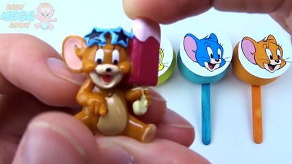 Lollipop Play Doh Clay Tom and Jerry Collection Toys Learn Colors for Kids