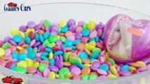 Джада Стивенс машины удивляют сердца Барби с конфетами М&Мсюрприз игрушки Барби