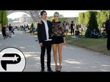 Cara Delevingne et ses jambes interminables en shooting près de la tour eiffel