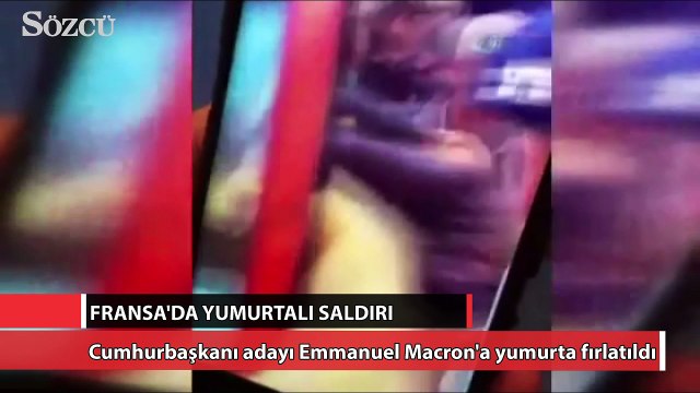 Fransa’da Cumhurbaşkanı adayına yumurtalı saldırı