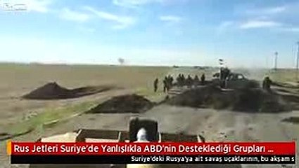 Rus Jetleri Suriye'de PYD'li Teröristleri Vurdu