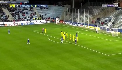 Prince Oniangué GOAL HD - Bastia 2-0 Nantes 01.03.2017