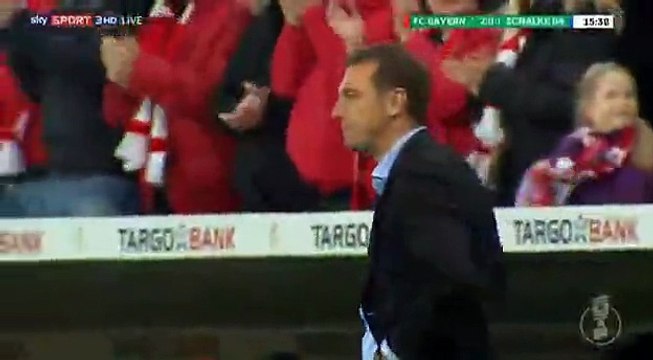 Thiago Alcantara Goal Bayern 2 - 0 Schalke DFB Pokal 1-3-2017