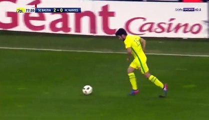 Emiliano Sala GOAL HD - Bastia 2-0 Nantes 01.03.2017