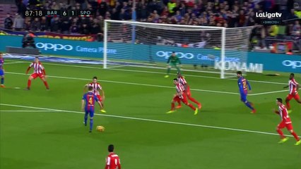 Ivan Rakitic Goal HD - Barcelona	6-1	Gijon 01.03.2017