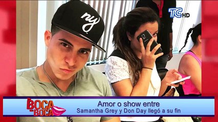 Samantha Grey y Don Day habrían terminado su relación sentimental