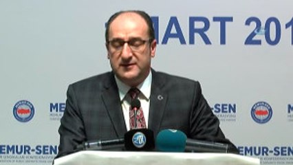 Memur-Sen Genel Başkanı Yalçın "Bu Ülkenin Medya Patronu Başbakanı Pijama ile Karşılamıştır"