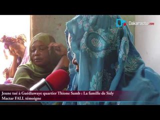 Jeune tué à Guédiawaye