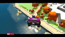 COLORS POLICE CARS WITH TALKING TOM CAT COLORS FOR KIDS DANCE PARTY NURSERY RHYMES SONGS