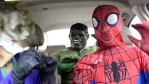 Superheros Dancing in Car| Hulk Spiderman and Joker|Superheroes Compilation|Superheros movie