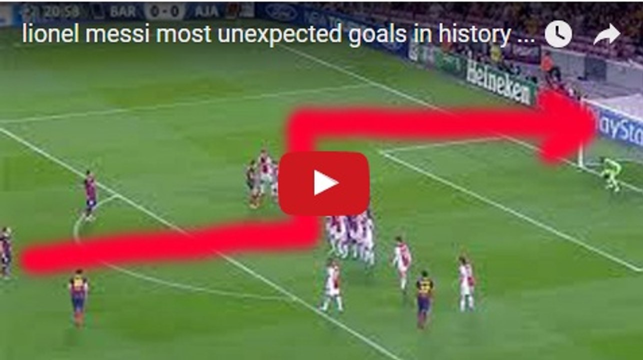 lionel messi most unexpected goals in history - feb 2017