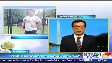 Amnistía Internacional pide que EE. UU. libere a inmigrante indocumentada que padece un tumor cerebral