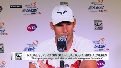 Rafael Nadal Press conference / R1 Acapulco 2017