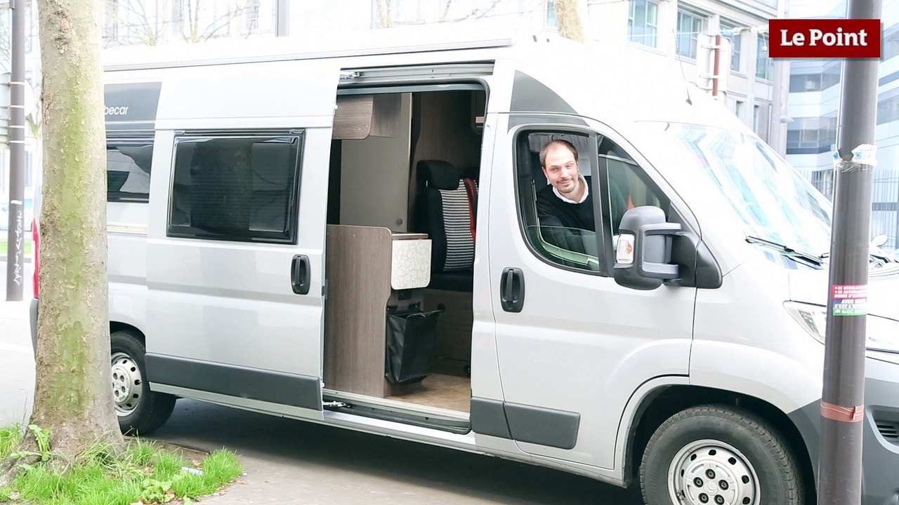 Visitez le camping-car du "Point" avant son départ !