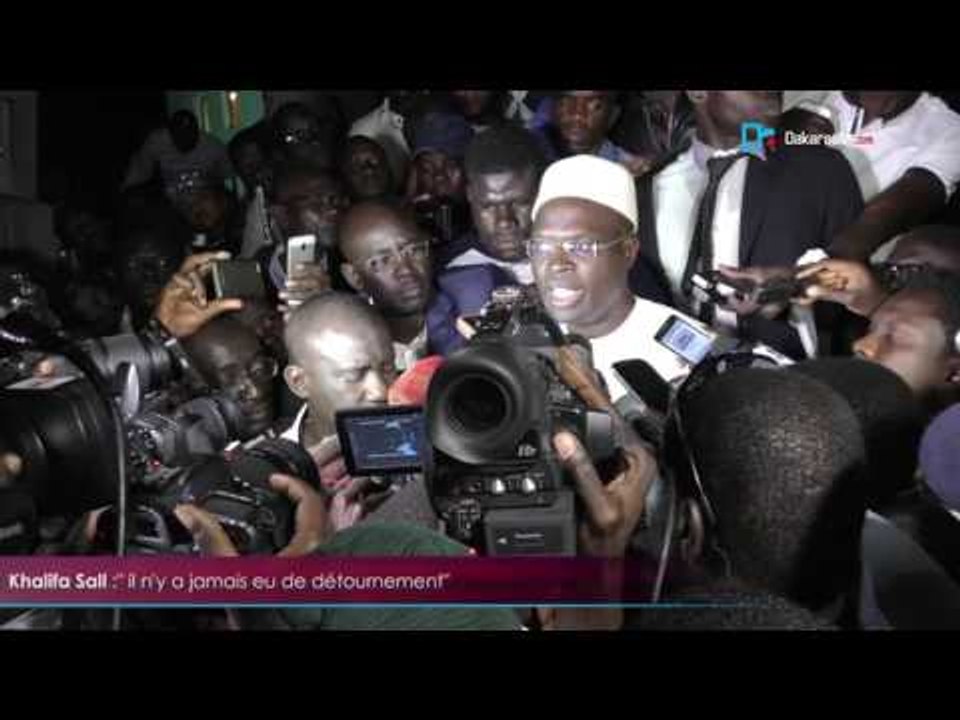 Khalifa sall : "il n'ya pas de détournement"