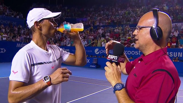 Rafael Nadal On-court interview / R2 Acapulco 2017
